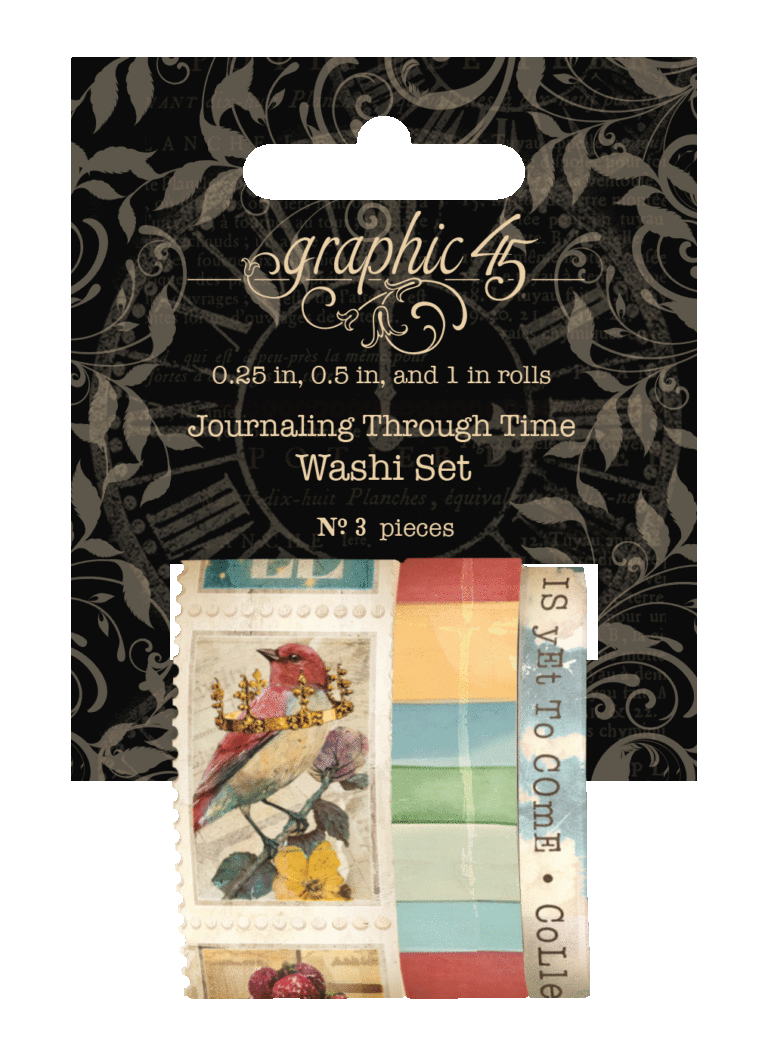 Grafisch 45 Staples Architecture Washi Tape Glanzend Zwart